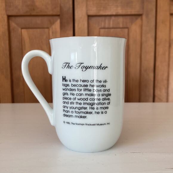 Vintage 1982 Norman Rockwell “The Toymaker” Collectible Mug - Picture 4 of 12
